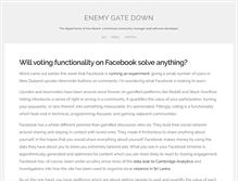 Tablet Screenshot of enemygatedown.com